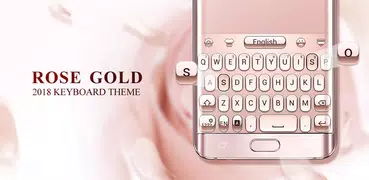 Rose Gold 2018 GO Keyboard Theme