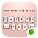 Rose Gold 2018 GO Keyboard Theme aplikacja