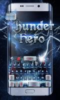 Thunder Hero GO Keyboard Theme Cartaz