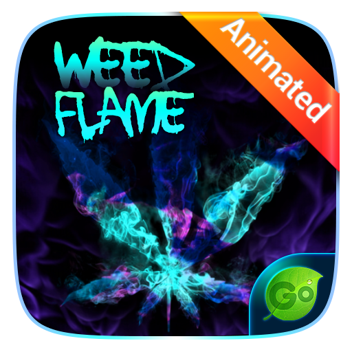 Weed Flame GO Keyboard Animated Theme