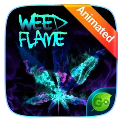 Weed Flame GO Keyboard Animated Theme APK Herunterladen
