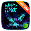 Weed Flame GO Keyboard Animated Theme