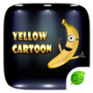 Yellow Cartoon GO Keyboard Theme