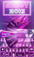 Enjoy 2016 GO Keyboard Theme capture d'écran 2