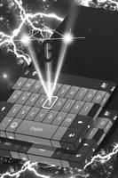 Elegant Grey Keyboard Theme Plakat