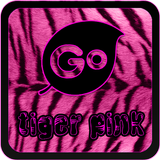 Tiger Pink Go Keyboard ícone