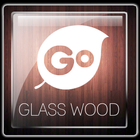 Glass Wood Go Keyboard icône