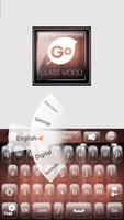 Glass Wood Go Keyboard اسکرین شاٹ 2