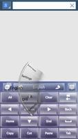 Aero Glass Go Keyboard imagem de tela 2