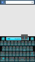 Blue Chiclet Go Keyboard imagem de tela 3