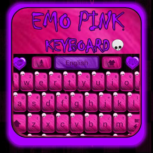 Emo Pink Go Keyboard