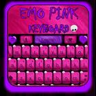 Emo Pink Go Keyboard icono