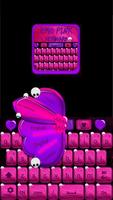 Emo Pink Go Keyboard 스크린샷 2