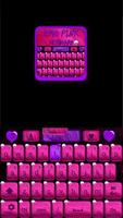 Emo Pink Go Keyboard captura de pantalla 3