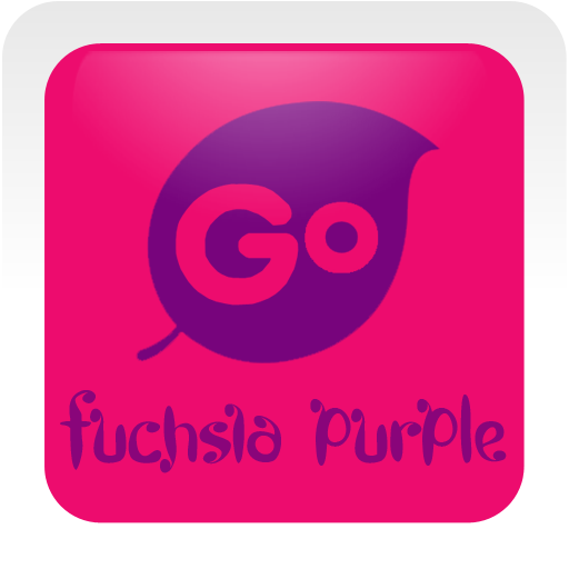 Fuchsia Purple Go Keyboard