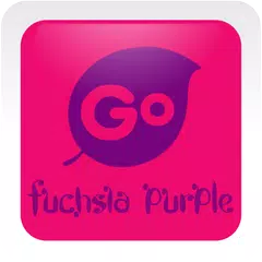 Fuchsia Purple Go Keyboard