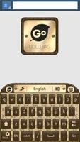 Gold Bag Go Keyboard capture d'écran 1