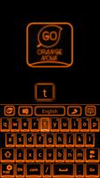 Orange Nova Go Keyboard imagem de tela 3