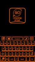 Orange Nova Go Keyboard captura de pantalla 1