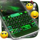 Green Flame Keyboard Theme aplikacja