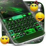 Green Flame Keyboard Theme icône