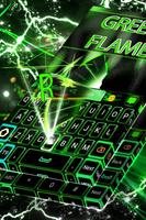 Green Flame Keyboard Theme screenshot 3