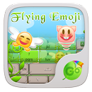 Flying Emoji GO Keyboard Theme APK