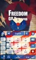 برنامه‌نما USA Freedom GO Keyboard Theme عکس از صفحه