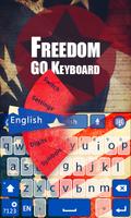 1 Schermata USA Freedom GO Keyboard Theme