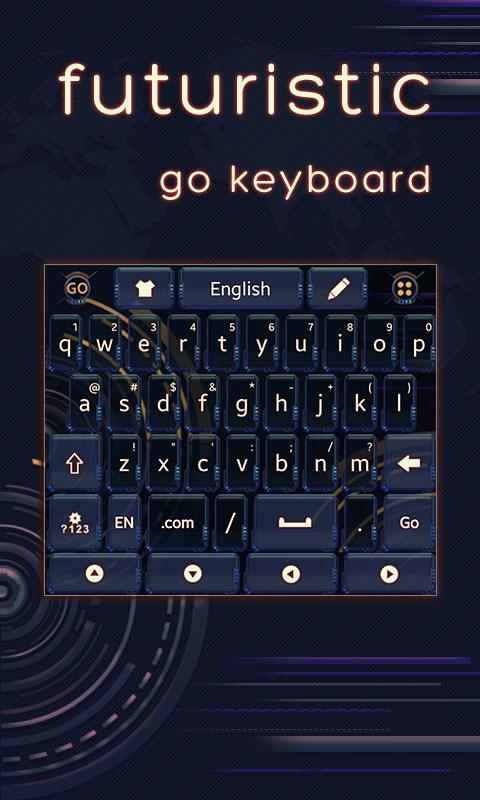 Futuristic GO Keyboard Theme APK للاندرويد تنزيل