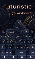 Futuristic GO Keyboard Theme screenshot 2