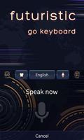 Futuristic GO Keyboard Theme screenshot 3