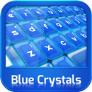 Cristales azules del teclado APK