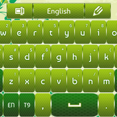 Keyboard Green Flowers icon