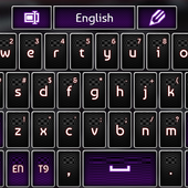 Keyboard Purple Sleek icon