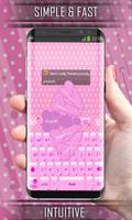 Keyboard Pink Heart plakat