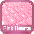 Keyboard Pink Hearts icon