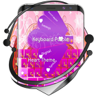 Keyboard Purple Heart ikona