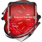 Keyboard Red Heart icon
