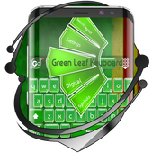 Keyboard Green Leaf icon