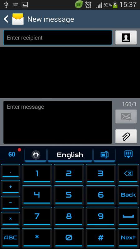 Cyber Blue Keyboard APK Download - Gratis Personalisasi ...