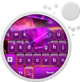 Glow Purple Keyboard آئیکن