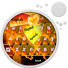 Fire Hearts Keyboard icône