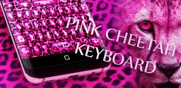 Rosa Gepard lässt Tastatur fallen