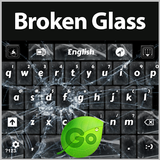 GO Keyboard Broken Glass ikon