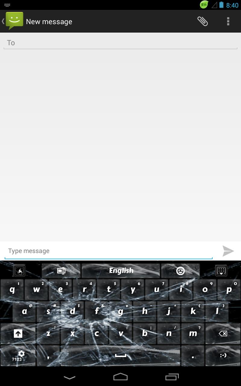 Go Keyboard Broken Glass For Android Apk Download - roblox keyboard broken