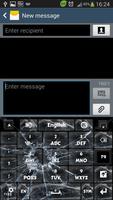 برنامه‌نما GO Keyboard Broken Glass عکس از صفحه