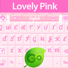 GO Keyboard Lovely Pink Zeichen