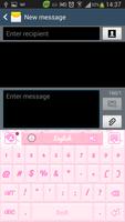 GO Keyboard Lovely Pink Screenshot 3