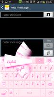 GO Keyboard indah pink poster